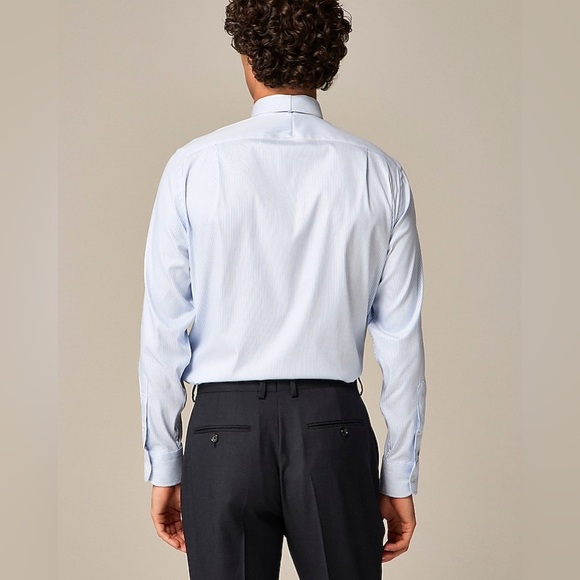 88- j crew ca351 sz m Slim Bowery performance stretch dress shirt - Picture 2 of 8